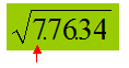 Estrazione della radice quadrata di un numero intero