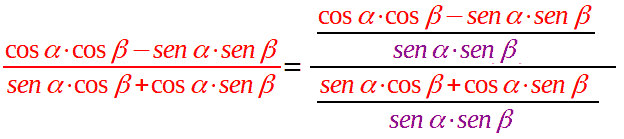 Formula di addizione della cotangente