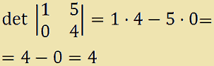 Determinante di una matrice di ordine 2