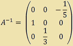 Calcolo matrice inversa