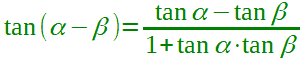 Formula di addizione della tangente